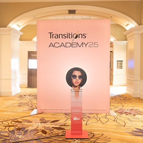 Transitions Academy trade show photo booth setup